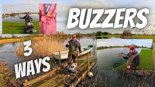 New season BUZZER fishing  Washing line  The bung  Dry fly all in one short session [upl. by Jae929]