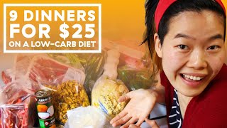 I Made 9 LowCarb Dinners For Two People On A 25 Budget In NYC [upl. by Shult]