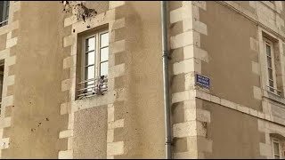 VIDEO Incendie dans un immeuble à Poitiers  quatre victimes dont lune en urgence absolue [upl. by Ysied]