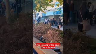 Movie shooting in Toronto trap cntower moviesets [upl. by Etezzil202]