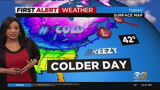 First Alert Weather CBS2s 33 Thursday afternoon update [upl. by Osric64]