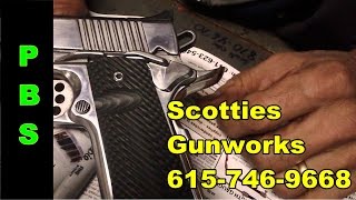 Pressed on front sight removal Glock 23 Advantage Tactical installed [upl. by Aihset]