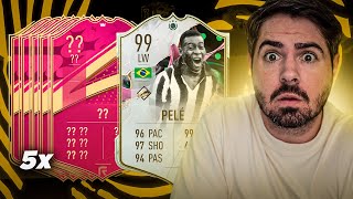 PELE 99 COM VARIOS FUTTIES INSANOS FUT DRAFT FIFA 23 [upl. by Ahsinad]