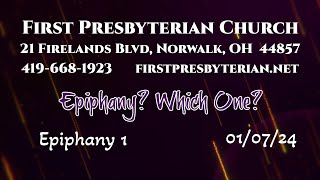 First Presbyterian Church Norwalk Ohio  Worship 010724 [upl. by Lauro]