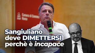 SANGIULIANO deve DIMETTERSI perchè è incapace [upl. by Ardeed645]