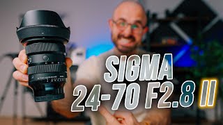 SIGMA 2470mm F28 II 👉 La versión mejorada del objetivo para cámaras Sony Alpha [upl. by Franza433]