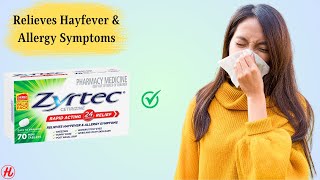 Zyrtec Rapid Acting Allergy Antihistamine amp Hayfever Tablets  Relieves Hayfever amp Allergy Symptoms [upl. by Malas884]