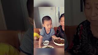 Grandsons Show Remarkable Filial Piety to Grandma at Mealtime 🥹❤️ [upl. by Alayne]