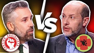 DEBATE entre PEDRO NUNO SANTOS PS vs RUI TAVARES LIVRE [upl. by Adnovad]