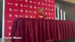 Porter Moser speaks at OU mens basketball preseason media day [upl. by Canon]