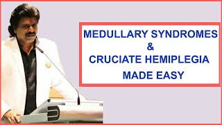 MEDULLARY SYNDROMES amp CRUCIATE HEMIPLEGIA MADE EASY [upl. by Bledsoe]