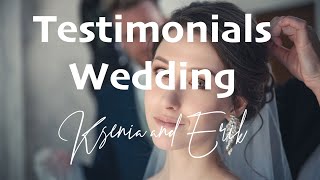 Testimonials  Wedding Ksenia en Erik  15052019 [upl. by Lotz415]