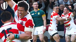 The greatest upset in rugby history 🤯  South Africa v Japan  Final Minutes  Rugby World Cup 2015 [upl. by Ragde]