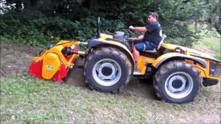 Flail mower INO Brežice EURO MINI [upl. by Bihas]