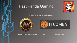 Infinity the game Scenery review Antenocitis and TTcombat [upl. by Ridan]