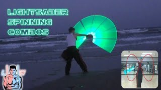 Lightsaber Spinning Tutorial  Basic Spinning Trick Combinations [upl. by Persis755]