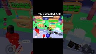 Rip My wallet… pls donate donations comment how much robux i donated [upl. by Erialb]