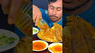 Gravy Salat Rice Eating eating eatingsounds eatingshow mukbang eatingasmr food shortvideo [upl. by Budd]