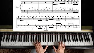 Passacaglia  Handel Halvorsen  Piano Tutorial [upl. by Crispas905]