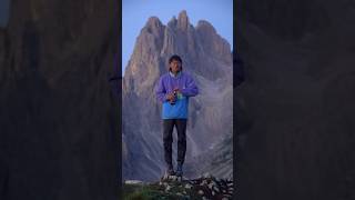 Tre Cime di Lavaredo sunrise dolomiti italy beer patagonia hiking shorts mountains hike [upl. by Catha]