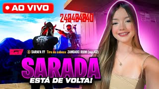 🟢HOJE E SO CAPA 🟢 SARADA AO VIVO FREE FIRE [upl. by Eniamat885]