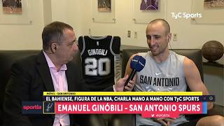 Emanuel Ginóbili en TyC Sports entrevista completa [upl. by Lionello338]