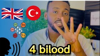 4 Bilood luuqad cusub ku baro English and Turkish🇬🇧🇹🇷  Just 4 months learn a New language easily [upl. by Nawotna]