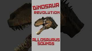 Allosaurus Roar Recreation  Dinosaur Revolution allosaurus dinosaurrevolution dinosaurs [upl. by Schach]