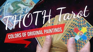 Thoth Tarot — Flip Through German Pocket Edition of 2023 by KönigsfurtUrania in 5 Minutes No Talk [upl. by Hale]