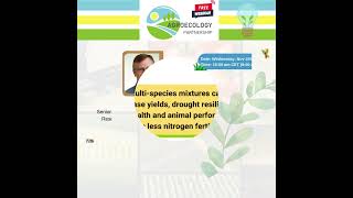 📣AGROECOLOGY webinar 1 🍃Multispecies swards and agricultural performance 👩‍🌾 [upl. by Akinahc446]