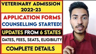 Veterinary Admissions 202223  Veterinary Counselling Forms 2022 Updates amp Info  Complete details [upl. by Yelekreb]