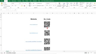 Cara untuk Membuat Qr Code atau Barcode Secara Otomatis Di Excel simple efisien work it cara code [upl. by Nareht]