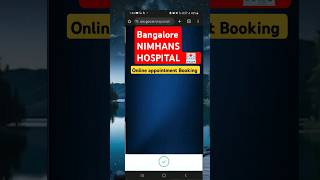 Nimhans hospital online appointment booking  how to book online  Nimhans hospital  NIMHANS [upl. by Arielle960]