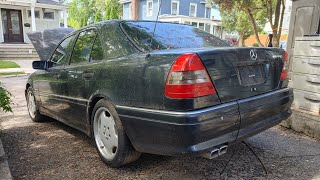 1997 Mercedes C36 AMG project car First look [upl. by Zoeller663]