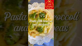 Pasta with broccoli and chickpeas pasta favoritedish comfortfood italy health [upl. by Yeknarf]