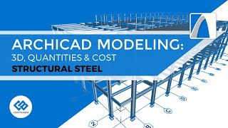 Modeling Commercial Steel Structures in ArchiCAD Episode008 [upl. by Leontyne]