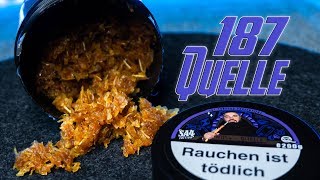 187 Tobacco Quelle  TRAUBE MINZE  DER NEUE 187 SHISHA TABAK [upl. by Ulu]