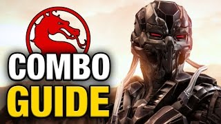 SMOKE COMBO GUIDE Triborg  Easy to Advanced  Mortal Kombat X HD 60fps [upl. by Alfie]