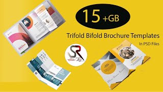 15  GB Brochure Templates Download For Photoshop  Tri Fold Brochure Bundle Saba Presentation [upl. by Eddana]