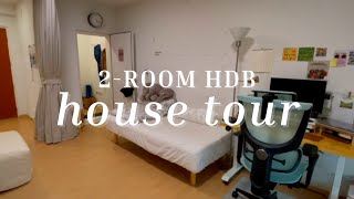 My Minimalist 2Room HDB Flat  House Tour [upl. by Dnalwor767]