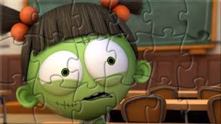 Spookiz Zizi worried Jigsaw Puzzle Game For Kids Rompecabezas [upl. by Fatma]