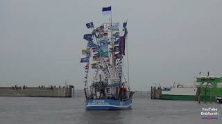 51 Kutterregatta Neuharlingersiel 2017 Hafenfest Ostfriesland Nordsee Regatta der Krabbenkutter [upl. by Arykat]