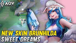 AOV  NEW SKIN BRUNHILDA SWEET DREAMS  EFFECT REVIEW  ARENA OF VALOR [upl. by Yrahcaz83]