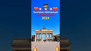 Herzlichen Glückwunsch Einheitsfeierdeutschlandmauerfallshorts03102024maafeier [upl. by Garbers]