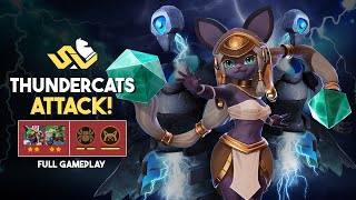 THUNDERCATS ATTACK 😾⚡ 4 INSECTOID 1 CIVET  GEM ARTISAN CARRY ⭐ AUTOCHESS 14 ♟️ [upl. by Cyndie338]