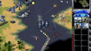 Red Alert 2 Allied Walkthrough  Mission 7 Deep Sea [upl. by Sredna]