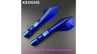 ORIGINAL KEOGHS Motorcycle Cnc Aluminum Rearview Mirror Rear View Side [upl. by Joly828]