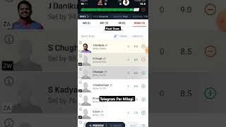 ZA vs ZW Dream11 Prediction  ZA vs ZW Dream11 ECS Croatia T10  ZA vs ZW Today Match Team [upl. by Richie547]