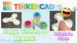 Tinkercad Beginner Steps Copy Tinker amp LEARN Free Fidget by ZDP189 [upl. by Nester]