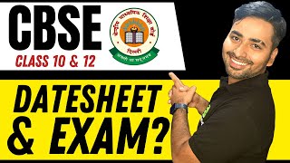 CBSE  Class 10 amp 12  Datesheet and Exam Update [upl. by Affra290]